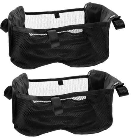Lot De 2 Panier De Poussette Pour BéBé De Rangement En Filet Pour Poussette Rangement Sous Le SièGe Organisateur Universel Pour Courses Jouets Et Essentiels Du Quotidien