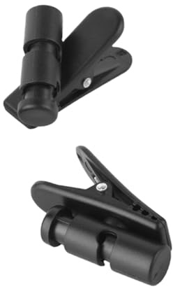 HEALSOPTHY Clip para Auriculares Cable para Fijar y Organizar Cables, Resistente y Compacto, Adecuado para Uso en Conciertos y Ensayos, Paquete de 2 Piezas