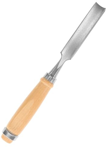 GOOHOCHY Ciseau à Bois Demi-Cercle 18 MM Ciseau à Sculpter pour Travail du Bois Dur et Tendre Outil de Menuisier Poli pour Sculpture et Tournage Usage Artisanal et Professionnel