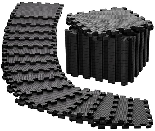 Ultrasport Bodenschutzmatte Trainingsmatte - 18 Stücke - Extra Dicke Bodenmatte mit 20% mehr Schutz rutschfeste Schutzmatten Fitness, Fitnessmatte, Puzzlematte Boden, Gym Matte Sport
