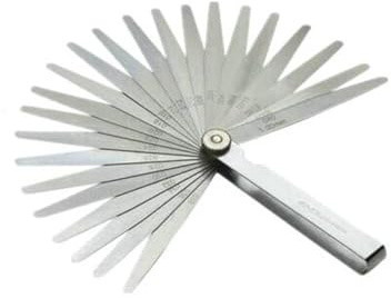 Spessimetro, 2 Spessimetri, 23 Per Lama, Riempitivo Metrico In Acciaio Inossidabile, Strumento Di Misurazione Da 0,02 A 1 Mm per Laboratorio automobilistico