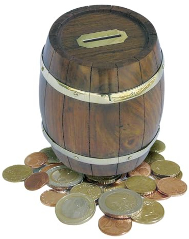 Spardose - Fass Sparbüchse Ø=10cm Sea-Club