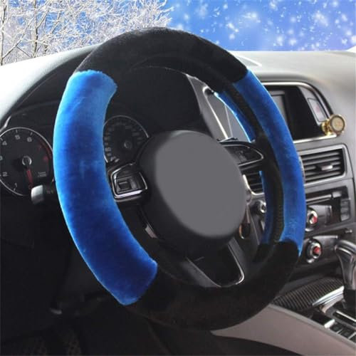Peluche Inverno Pelliccia Auto Volante OMP Carino per 95% Car Styling 38cm Nero Blu