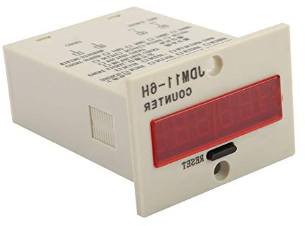 0-999999 Digital LED-räknare Elektronisk räknare JDM11-6H AC220V/DC36V/DC 24V/DC 12V (tillval)(DC24V)