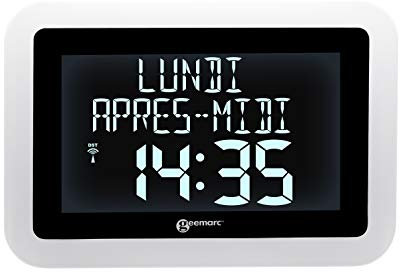 Geemarc VISO15_WH_VDE Funk Funkuhr Weiß