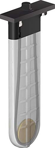 hansgrohe Schauchbox (sBox) für Duschkopf an der Wanne, eckiges Fertigset, Mattschwarz