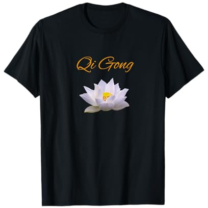 Longevity Qi Gong - Weißer Lotus T-Shirt