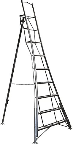 BPS 3 Leg Trade Master Tripod Ladder | 150kg Weight Rating | Auto Locking Clips | Aluminum Ladder | 3.0m