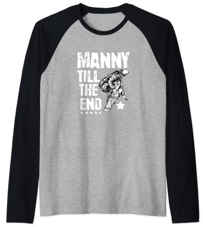 Manny Till End Skateboard Waveboard Longboard Skater Raglan