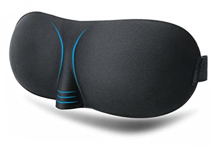 Augenmaske for Schlafen, 3D-Schlafaugenmaske Reiseruhehilfe Augenmaskenabdeckung Patch gepolsterte weiche Schlafmaske Augenbinde Augenentspannung Massagegerät Schönheitswerkzeuge Schlafmaske (Size : G