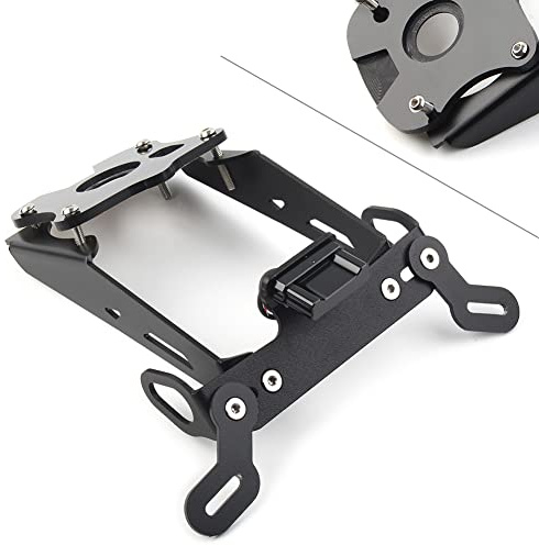 ESPEEDMTC Für Yamaha MT-09/ SP 2021-2023 Kennzeichenhalter mit LED Motorrad Fender Eliminator Lizenz Mount Halterung Zubehör Teile MT09 MT 09