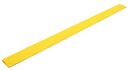 GARMEC Indoor-Kehrroboter-Kletterpad die Rampe hinauf, Dreieck-Pad, Kunststoff, kleines Schrittpad, Schwellen-Steigungspad, Zuhause (Color : Yellow, Size : 100x8x2.5cm)