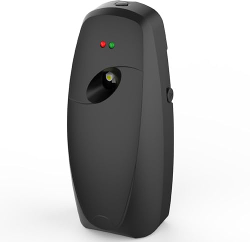 Wmzjnljy 1PC Automatic Air Freshener Spray Dispenser for Commercial and Home Use, Wall-Mounted or Free-Standing, Adjustable Fragrance Aerosol Sprayer (J32-1)