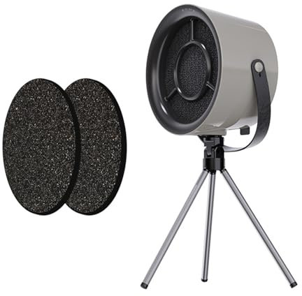 YYGJYGOO Desktop Cooker Hood, Mini Portable Extractor Hood with Strong Suction, Cooker Hoods, Small Tabletop Range Hood, For Indoor Dinner Party(Color:Gray)