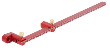 Ausla Regla de Carpintero, Calibre de Marcado con Escuadra de Inglete, 300 mm