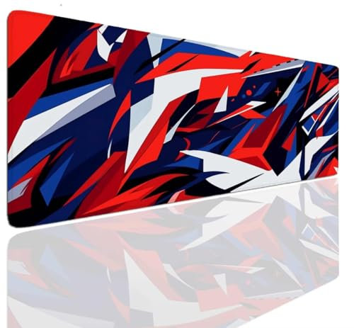 Tappetino Mouse mat XXL Chic Tappetino per Mouse da Gioco, Gaming Mousepad Extra Grande 140x80cm Spessore 4mm Soft Gaming Sottomano Scrivania, Proteggi Copri Scrivania Base in Gomma Antiscivolo S-175