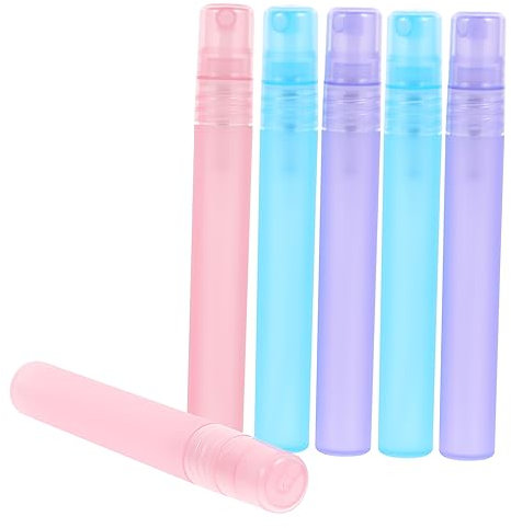 minkissy 6pcs Travel Toiletry Mist Water Spray Bottle Portable Garden Plant Travel