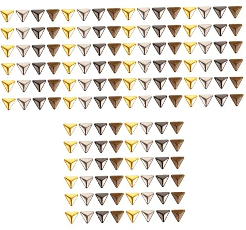 jojofuny 3 Series Remaches Mini Claw Para Ropa De Muñeca Accesorios De Decoración Diy Aleación Diseño Creativo Y Duradero Para Manualidades Y Bricolaje 120 Piezas*3
