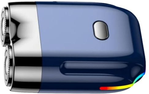 Macchine per rasatura elettriche Portatile Cordless Batteria Ad Alta | Doppio anello a lamina flottante Per Viaggio, Design Elegante Compatto Leggero, Trasporto Facile,