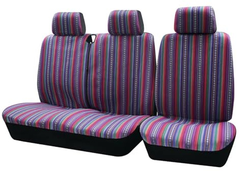CUTEAS Für VW LT, T4, T5 2+1 Van Truck Für Sitzbezüge Passform Universal Transporter/Van Autositzbezüge(Type D)