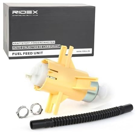 RIDEX 458F0073 Kraftstoffpumpe 3,5 Bar Druck Kompatibel mit BMW 3 Limousine E46 3 Touring E46 3 Coupe E46 3 Cabrio E46 3 Compact E46