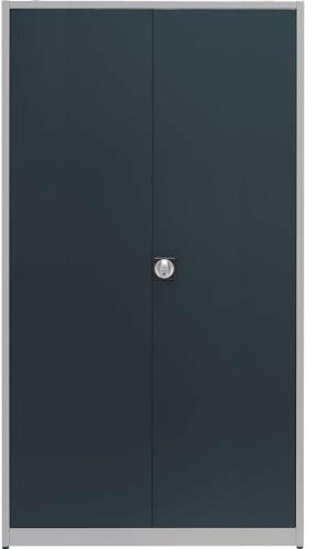 Mauser | Universalschrank | extrahoch | HxBxT 2200 x 1200 x 420 mm | weißaluminium/anthrazitgrau