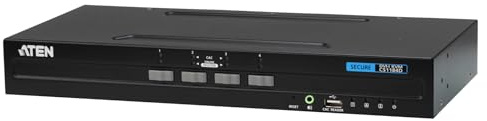 Aten 4 porte USB DVI Secure KVM Switch, CS1184D-AT-G (Secure KVM Switch)