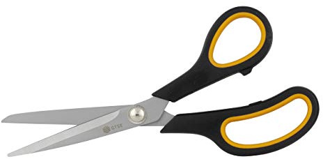 GTSE Titanium Blade 21cm (8) Scissors, Soft-Grip Handles, Ambidextrous, Designed for Kitchen, Crafts, Stationery and More