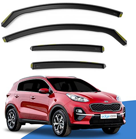 EdgeVisors Wind Deflectors for Kia Sportage MK4 Door 5 Door SUV 4pc