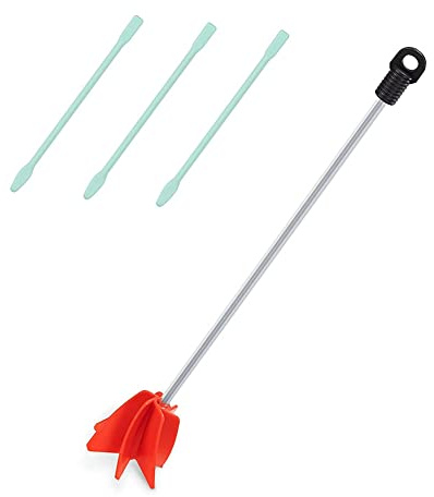 Geieold MéLangeur éPoxy pour Perceuse - 5 Gallons de Peinture et de RéSine éPoxy - Agitateur 11.8 Pouces pour Perceuses - 3 Bâtonnets D'Agitation