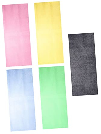 5 Stück Peeling Rückenschrubber aus Nylon für Bad und Dusche | Langes Gürtel Design, zum Aufhängen Geeignet, für Vollkörperreinigung, Badzubehör für Altersgruppen Zufällige Farbe