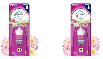 Glade (Brise) Sense & Spray Nachfüller (für Glade Lufterfrischer Gerät), Relaxing Zen Duft 2er Pack (1 x 18 ml)