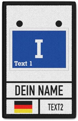 Copytec Rank Patch personalisiert Hilfswerk Infrastruktur Fachgruppe FGR #42915