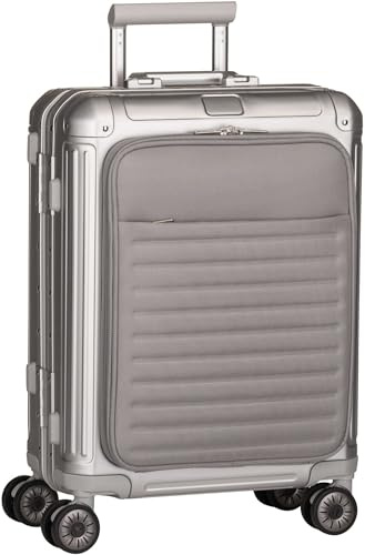 travelite Next 2.0/4 W Trolley S, Vortasche, Silber, Unisex, Erwachsene, Silber, LÄSSIG