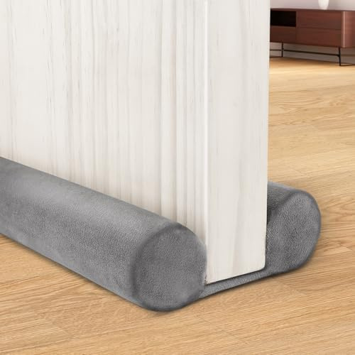 Door Draft Stopper Under Door Noise Blocker Door Sweep Weather Stripping Door Seal Guard Soundproofing 30 to 36 Adjustable Door Stopper for Bottom of Door