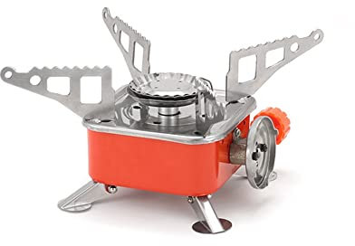 Torribala 1 Set Tragbarer Faltbarer Gasherd Campingkochgeschirr Kassettenherd Einfacher Gasherd