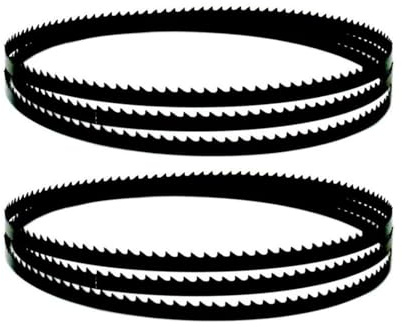 bandsågar, 2 st 2215x6,35x0,35 mm bandsågblad 4 TPI SK5 bandsågblad for sågning av trä, PVC, tunn aluminium