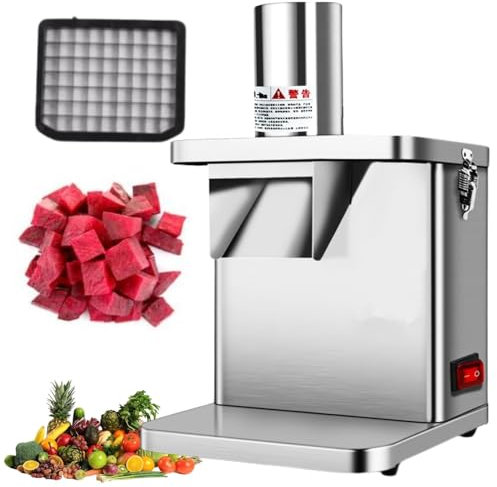 LFfwynog Electric Grater, 250W Professional Electric Slicer Shredder, Electric Salad Machine for Fruits, Vegetables, Cheeses, Salad Maker for Home Kitchen Use,8.2 * 8.2mm