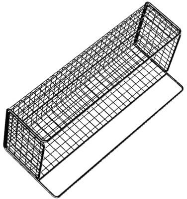 Acouto Cesto Portaoggetti da da Appendere, Organizer da Parete Senza Perforazione, per Dormitorio, Camera da Letto in Resistente, Salvaspazio (BLACK)