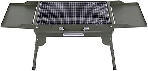 KWMAEEUID Barbecue à Charbon de Bois Barbecue Portable Barbecue Pliable extérieur Barbecue de Pique-Nique Multifonctionnel Support de Barbecue de Bureau adapté pour 3 à 8 Personnes