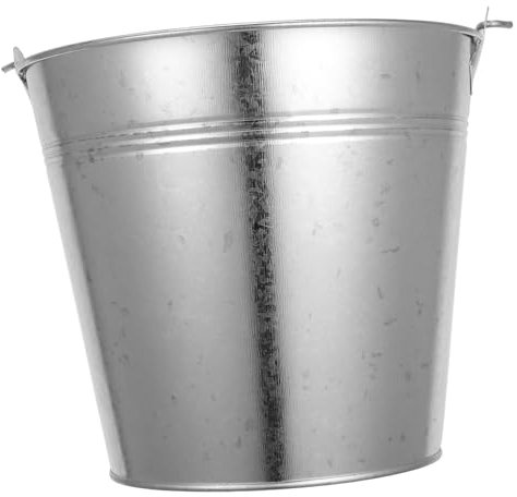 Alipis Metall Eimer Für Pflanzenarrangements Bucket Mit Stabiler Basis Und Elegantem Design Für Dekoration Und Gartenpflege