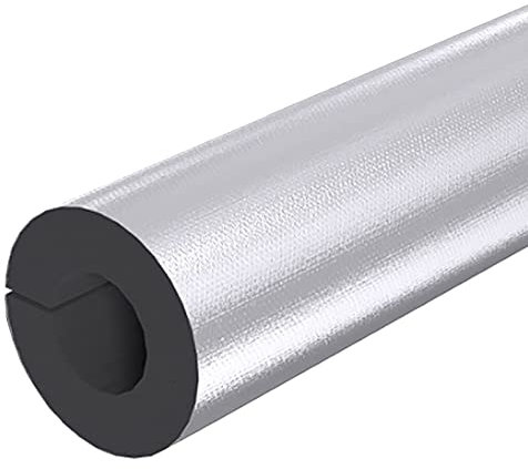 Pipe Insulation Foam Tube，Split Pipe Lagging, Fireproof, Aluminum Foil Pipe Insulation Tubing for Water Pipe/Air Conditioning Pipe/Heating Pipe(89mmx30mm)