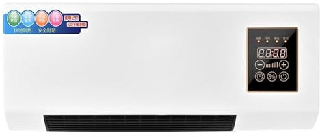 Condizionatore Senza Unità Esterna, 2000w Ventilatore A Parete Con Telecomando Per Soggiorno E Appartamenti(Niente aria fredda, solo aria normale e arias calda)