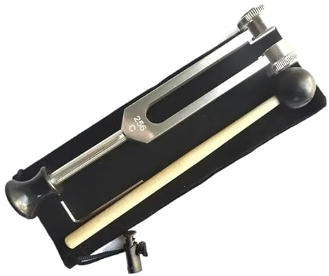 Stämgaffelset aluminium stämgaffel 256 Hz, 432 Hz, 384 Hz, 528 Hz med bas resonans stämgaffelset (256 Hz)