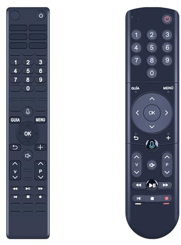GOUYESHO Télécommande de rechange pour décodeurs Movistar + Fiber TV Box T4HS1906/32kC Caster
