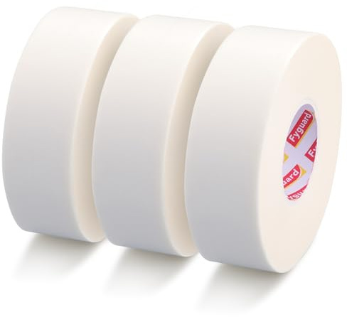 Fyguard 3 Rollen Malerkrepp Weiß, 50m x 30mm Abklebeband Maler Papierklebeband Universal Kreppband Wasserdicht für DIY Basteln Renovierungen Kantenbearbeitung, Rückstandsfrei