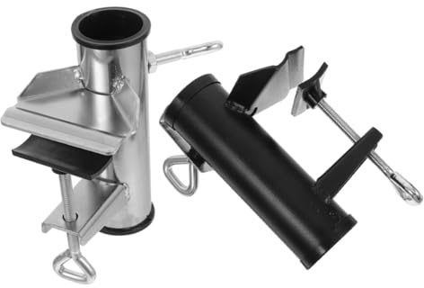 iplusmile 2 pièces Lot de Pinces Parasol pour Balcon et Terrasse Support Fixe Résistant Vent Clips Robustes Anti- Fixation Stable pour Parasol Extérieur pour Jardin et Plage