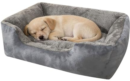 bayicie Letto rettangolare per animali domestici, comodo divano ortopedico per gatti, letto calmante per cani e gatti, disponibile in varie misure e colori