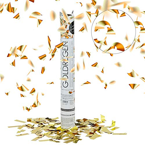 Aurora Store.it 3 Sparacoriandoli Party Oro Metallizzato Cannone 30 cm Festa spara coriandoli