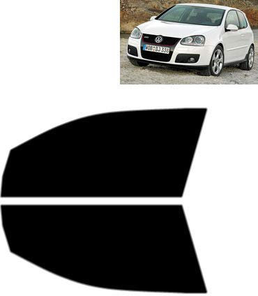 Passgenaue Tönungsfolie für Golf V 3-Türen 2003-2007 - Vordere Seitenscheiben (50% Hellschwarz)